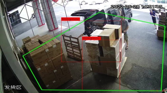 园区AI识别案例画面